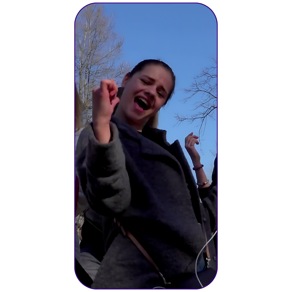 Envoyer des messages musicaux funs et de danse a ses amis