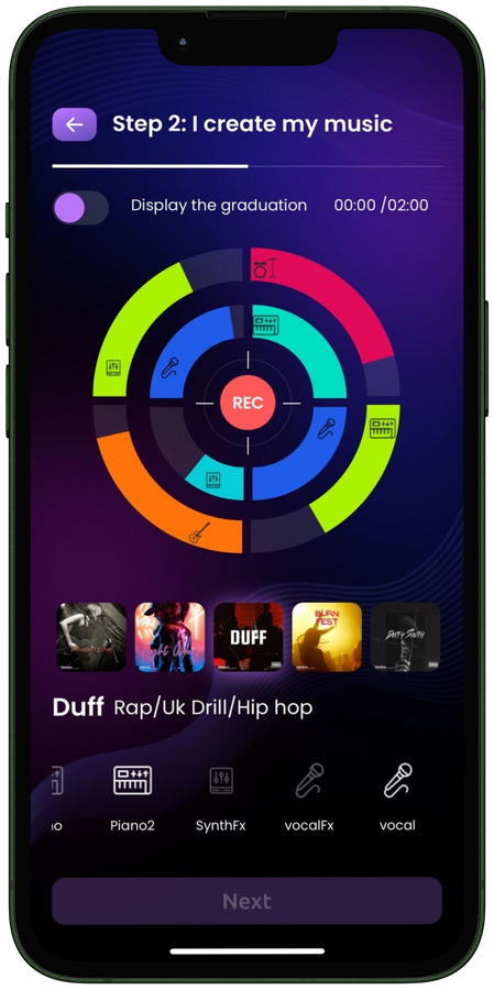 Application mobile de création musicale gratuite